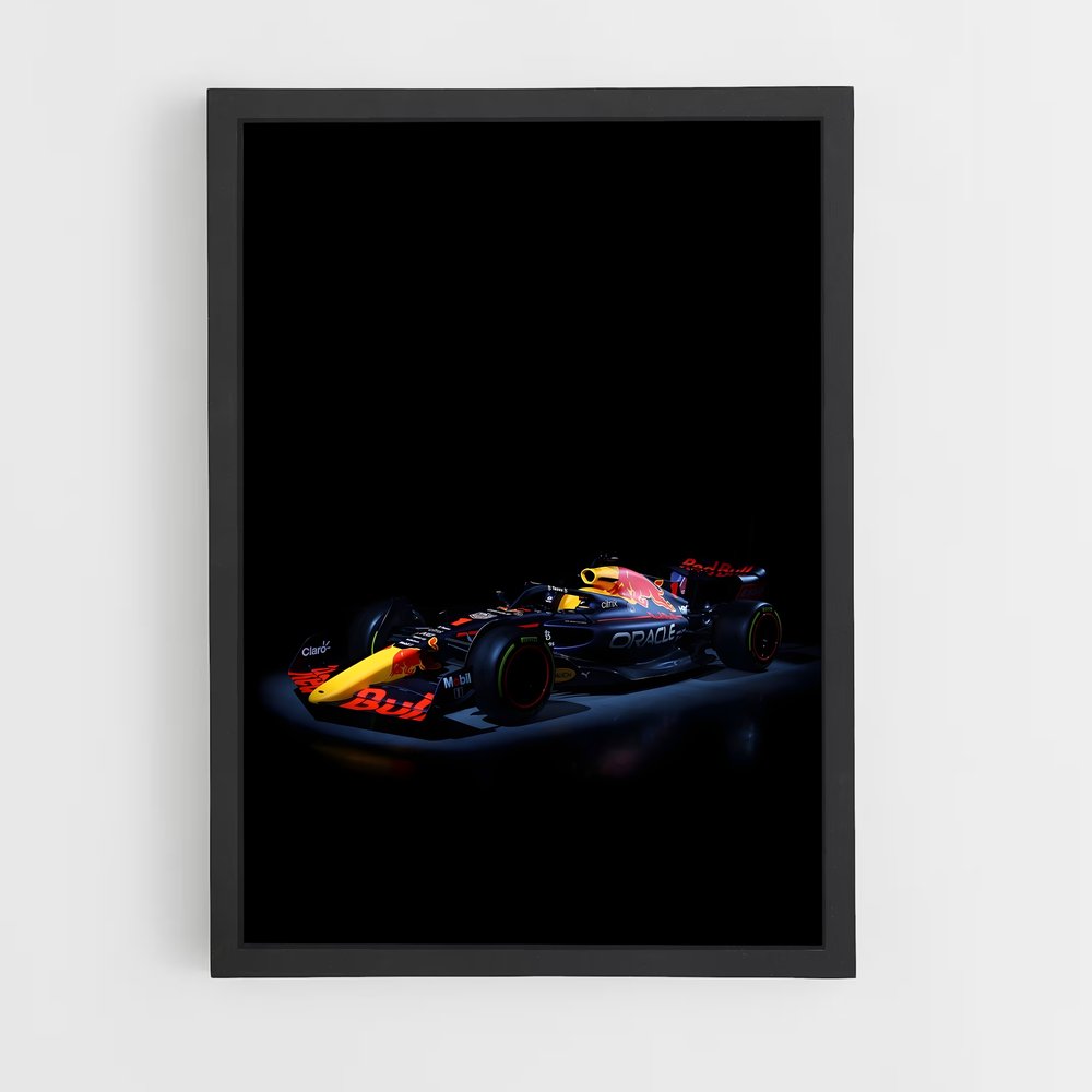 Poster Red Bull Racing RB18 – affiche Voitures de Formule 1 (vue 2)